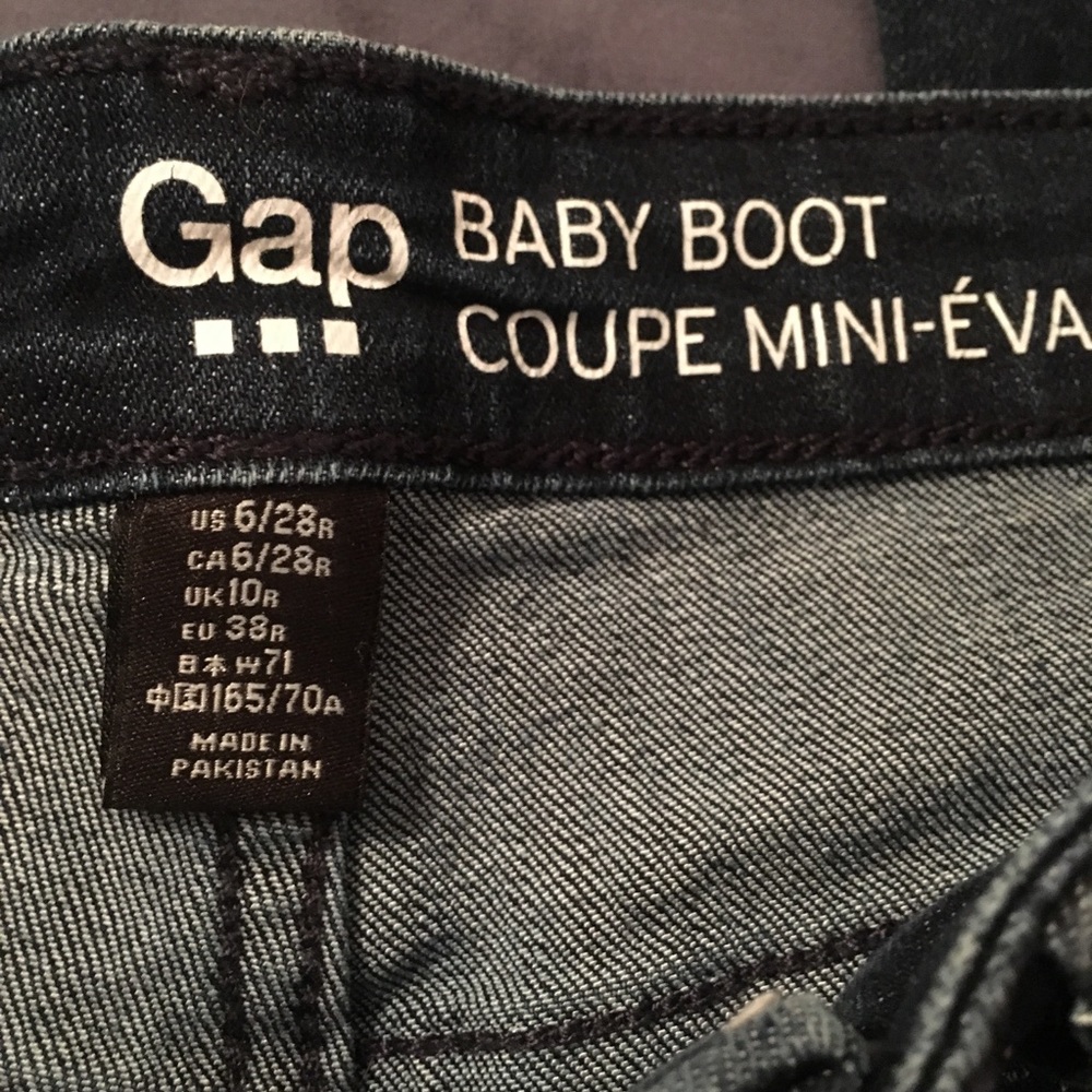 Gap dark blue jeans
